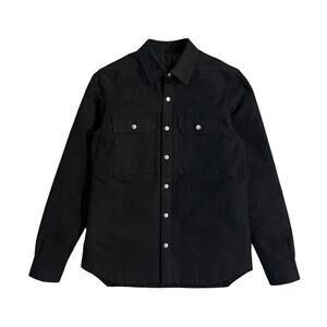 Rick Owens FW23 Luxor snap button back strap shirt